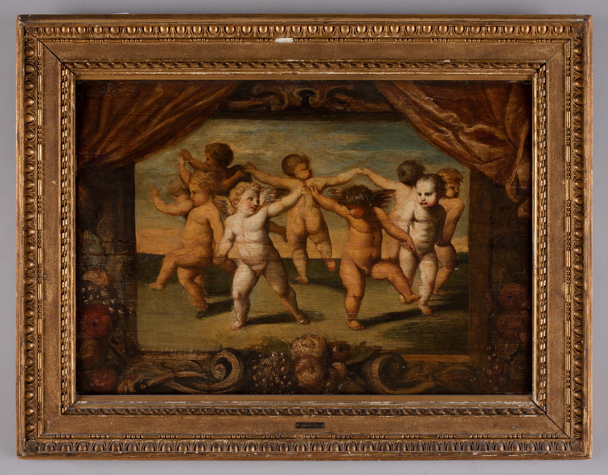 Dancing infant boys.