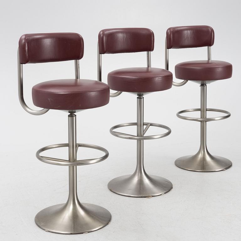 Johanson Design, barstolar, 3 st, Markaryd, 1900-talets senare del.