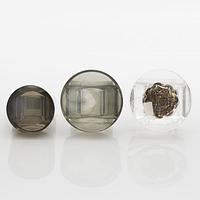 Siv Lagerström, three rings, acrylic plastic, 1970s.