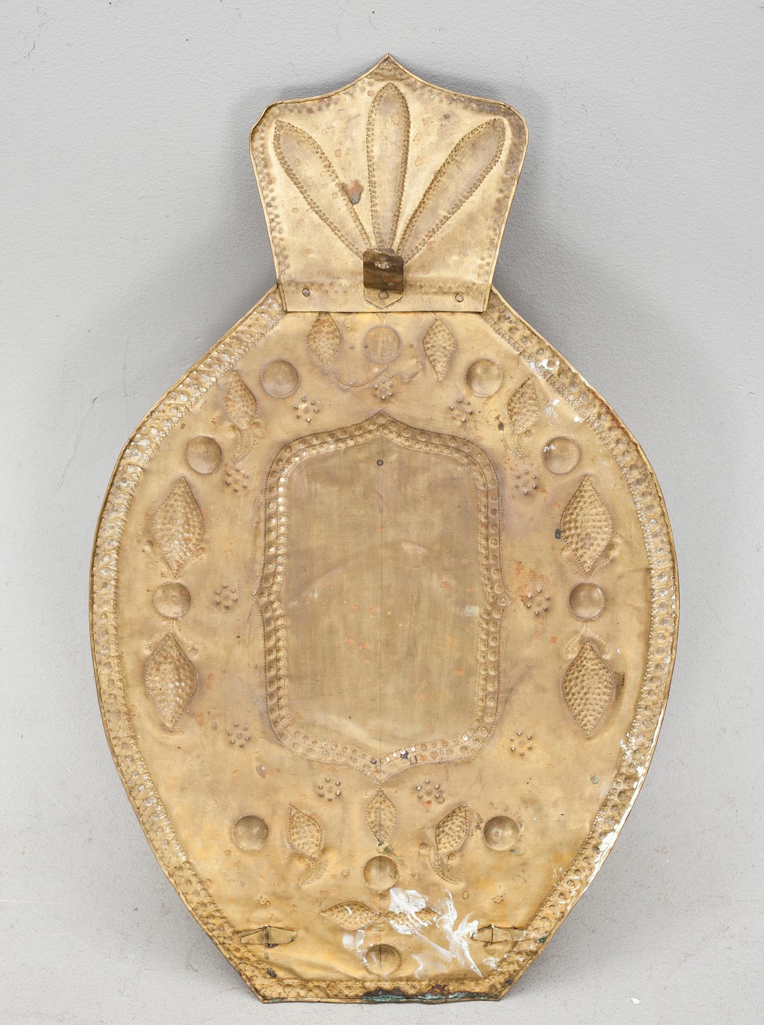 LJUSPLÅT. Barockstil, 1800-tal.