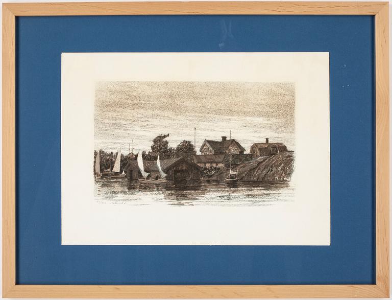 ROLAND SVENSSON, färglitografi, signerad, numrerad 20/310.