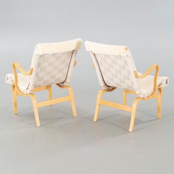 A pair of "Eva" chairs by Bruno Mathsson for Dux, second half of the 20th century.