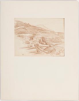 KARL NORDSTRÖM, drawing, signed with monogram.