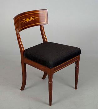 STOL, mahogny, empire. Nordeuropa, 1800-talets första hälft.