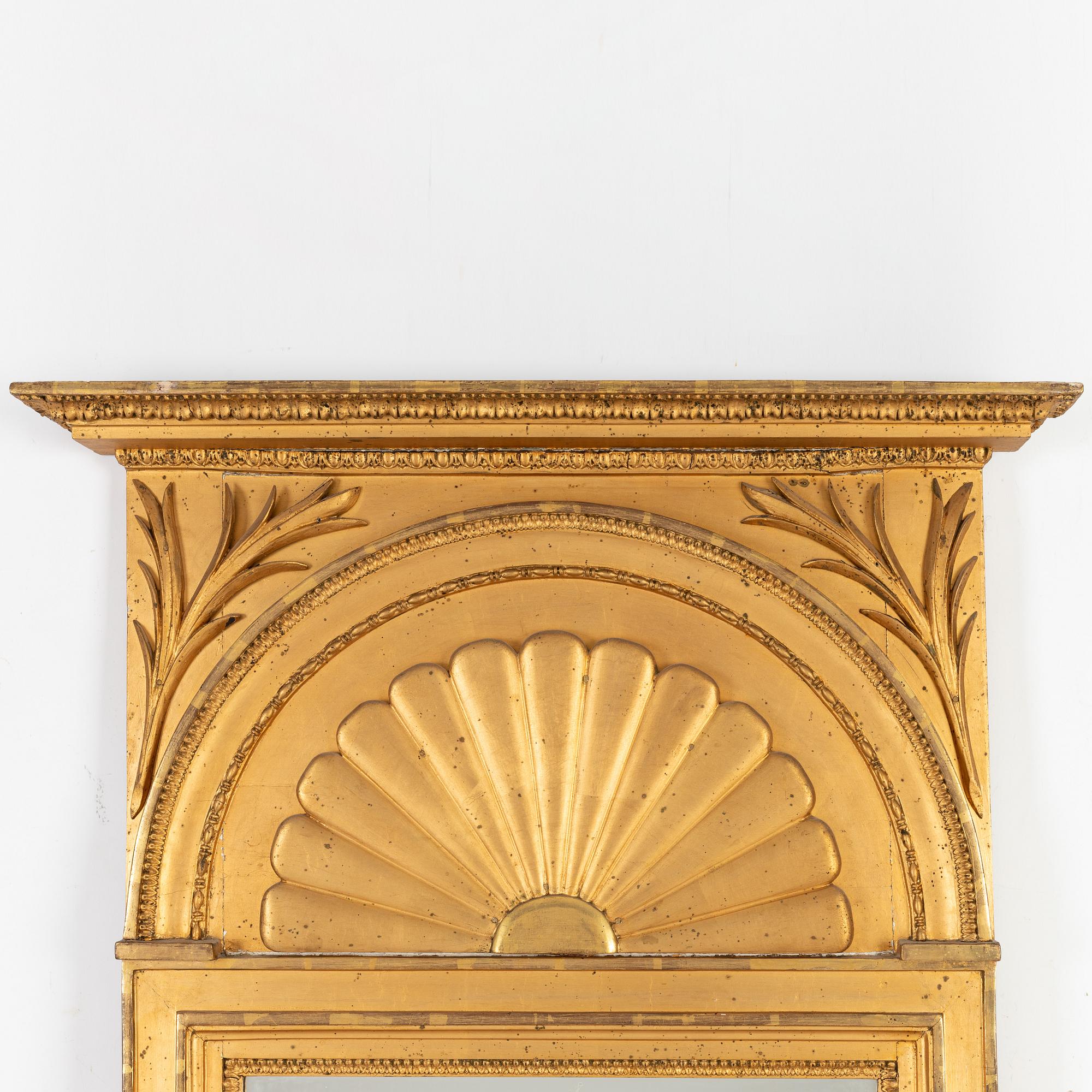 Spegel i empire, av Jonas Frisk (spegelfabrikör i Stockholm 1805-1824),