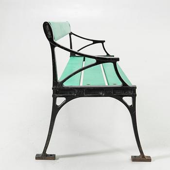 Garden bench, "Tessin", Tierp, Nola Stockholm, 20th century.