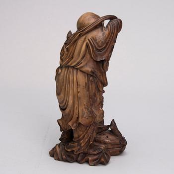 SKULPTUR, trä, Kina 1900-talets första hälft.