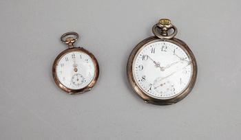 PARTI ACESSOARER och BRUKSSFÖREMÅL, 12 delar, bl a silver, tot vikt ca 90 gram, 1800-1900-tal.