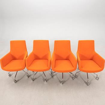 Fåtöljer 4 st Hay för Swedese 2000-tal.