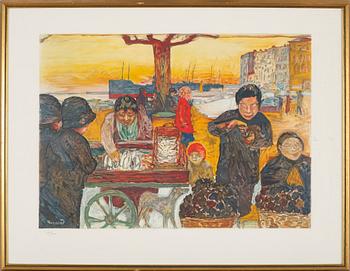 Pierre Bonnard、JOUR FERIE、希少画集画 Pierre Bonnard、JOUR FERIE、希少画集画