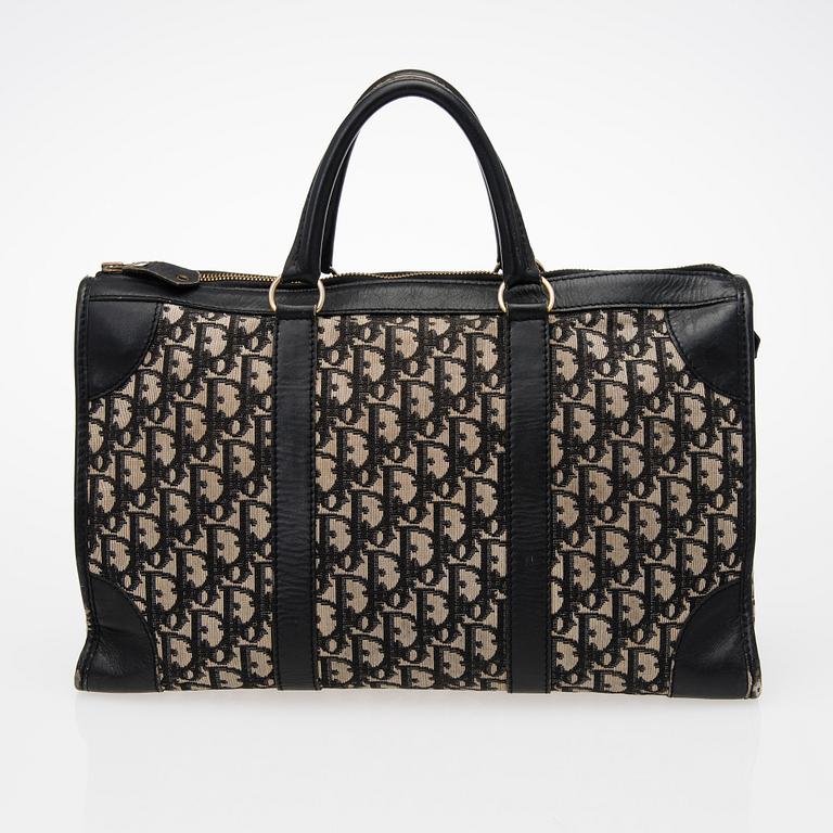 A Vintage Black Monogram Canvas Shopper.