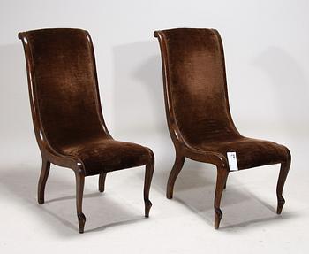 SVANSTOLAR, ett par, 1800-talets andra hälft.