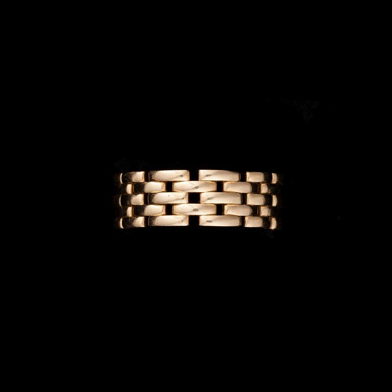 RING, 18K guld. Italien. Vikt ca 4,2 g.