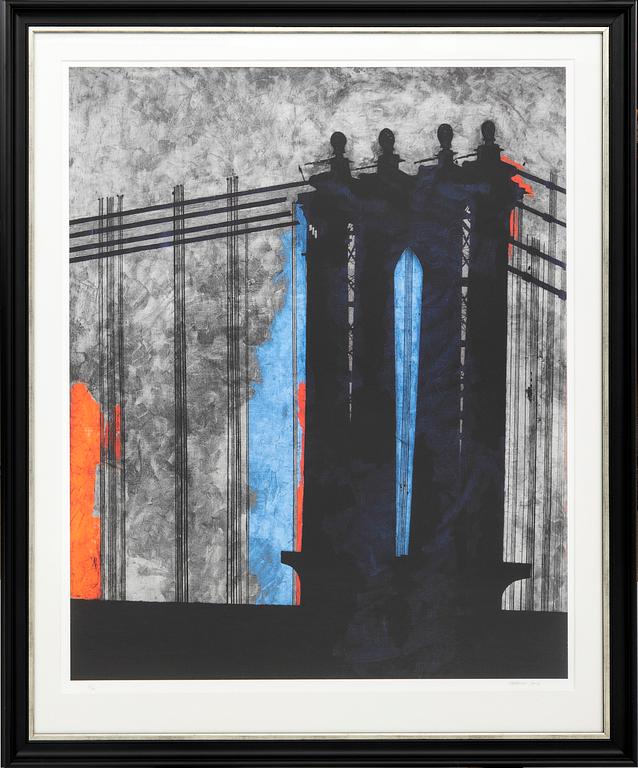 Jorge Castillo, pigment ink print signerad och numrerad 3/10.