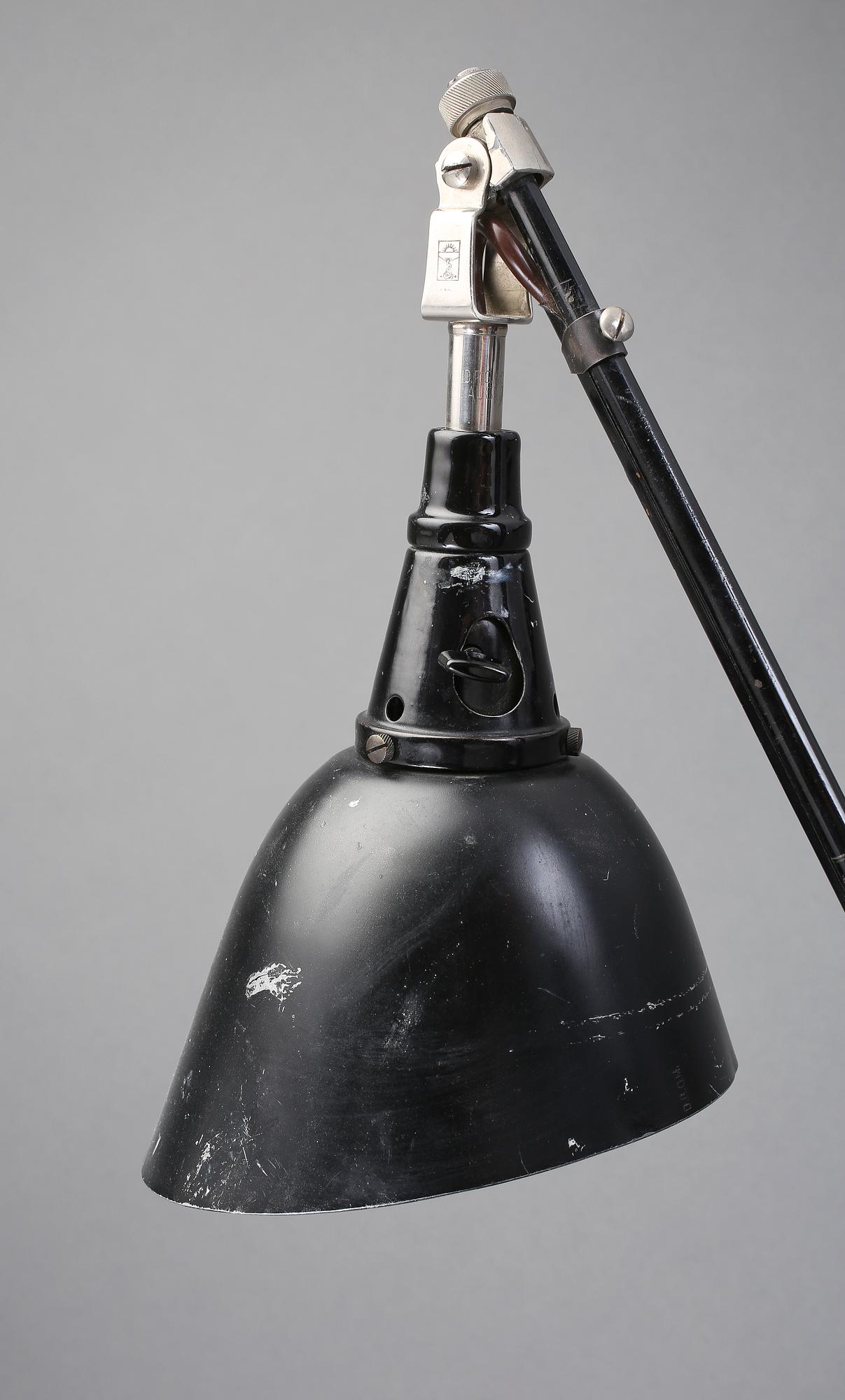 VÄGGLAMPA, Modell 11, Curt Fischer, Midgard, Bauhaus, 1920-tal.