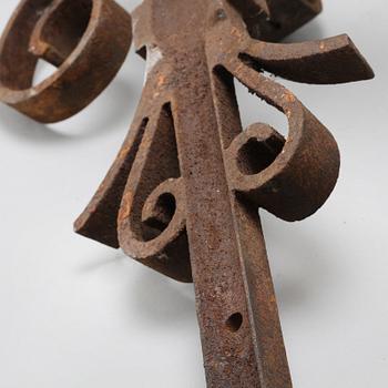 ANKARSLUT, ett par, 1800-tal.