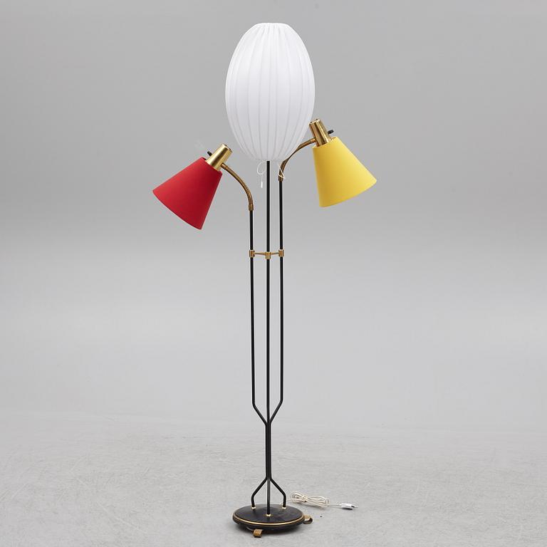 Floor lamp, mid-20th century.