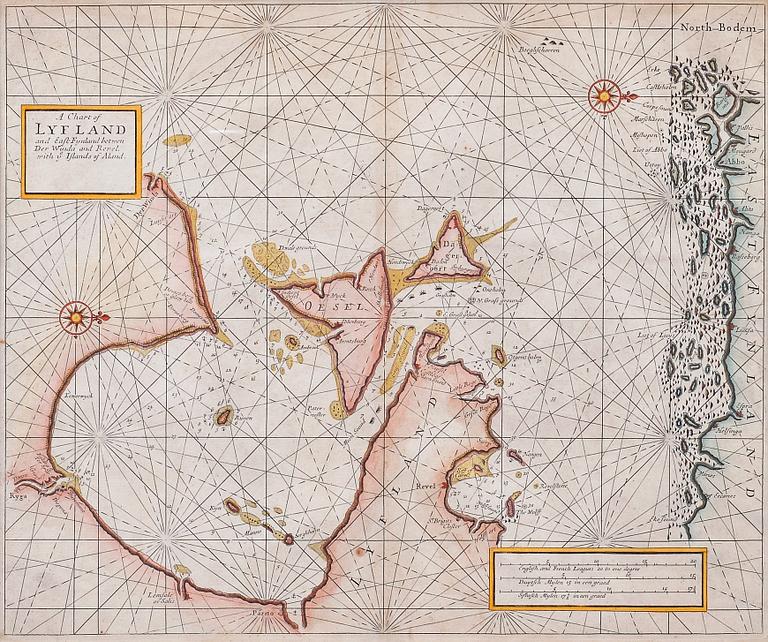 A NAUTICAL CHART.