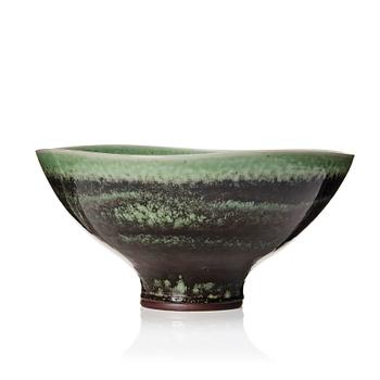 133. Berndt Friberg, a large stoneware bowl, Gustavsberg studio, Sweden 1965.