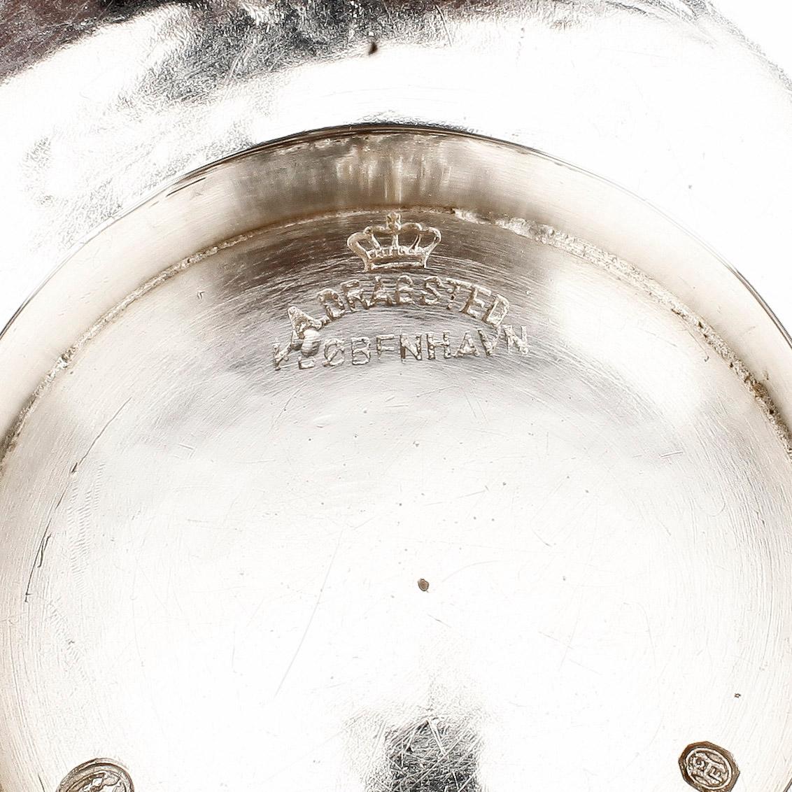 SKÅL, silver, A. Dragsted, Köbenhamn, Danmark 1916. Vikt ca 773 gram.