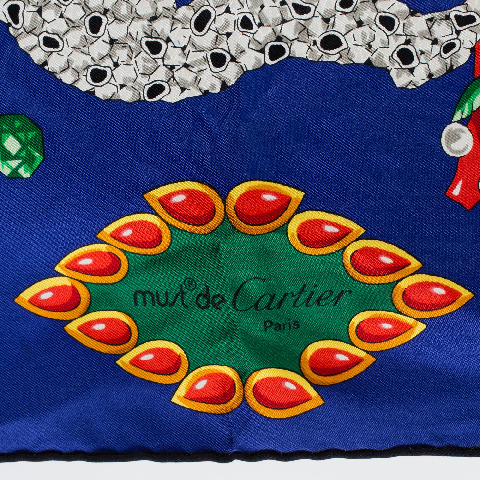 SCARVES, 4 st, silke, Gianni Versace, Cartier, YSL.