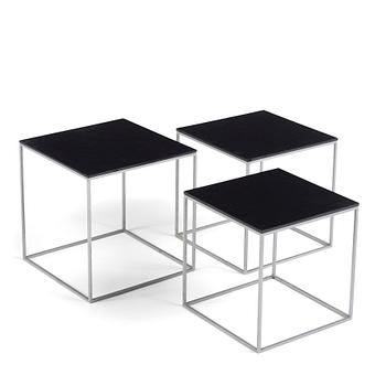 Poul Kjaerholm, satsbord 3 delar, "PK71", edition E Kold Christensen, Danmark.