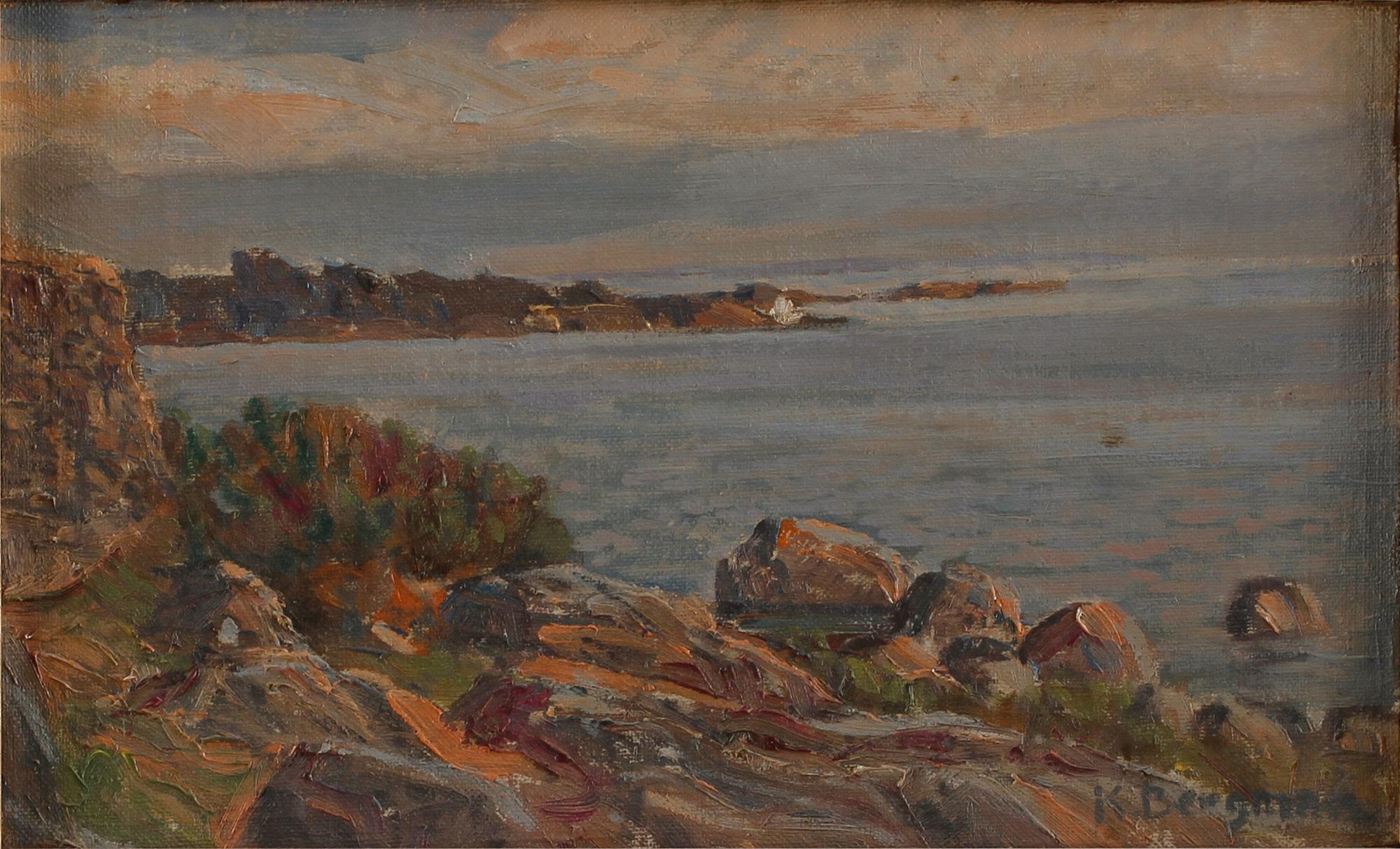 KARL BERGMAN, olja på duk, signerad.