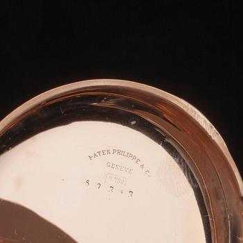 TASKUKELLO, kultaa 18K, Patek Philippe kaksoiskuorella, 1879.