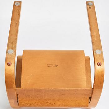 Alvar Aalto, a model nr 31 birch armchair, executed on license by Aalto Design Hedemora, Sweden 1945-54.