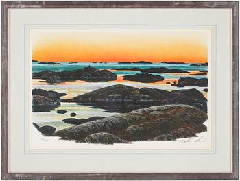 Roland Svensson · ROLAND SVENSSON, färglitografi, signerad och numrerad 22/360.