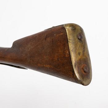 Flintlock rifle, signed Wålberg, Stockholm, (Anders W, 1720-93).