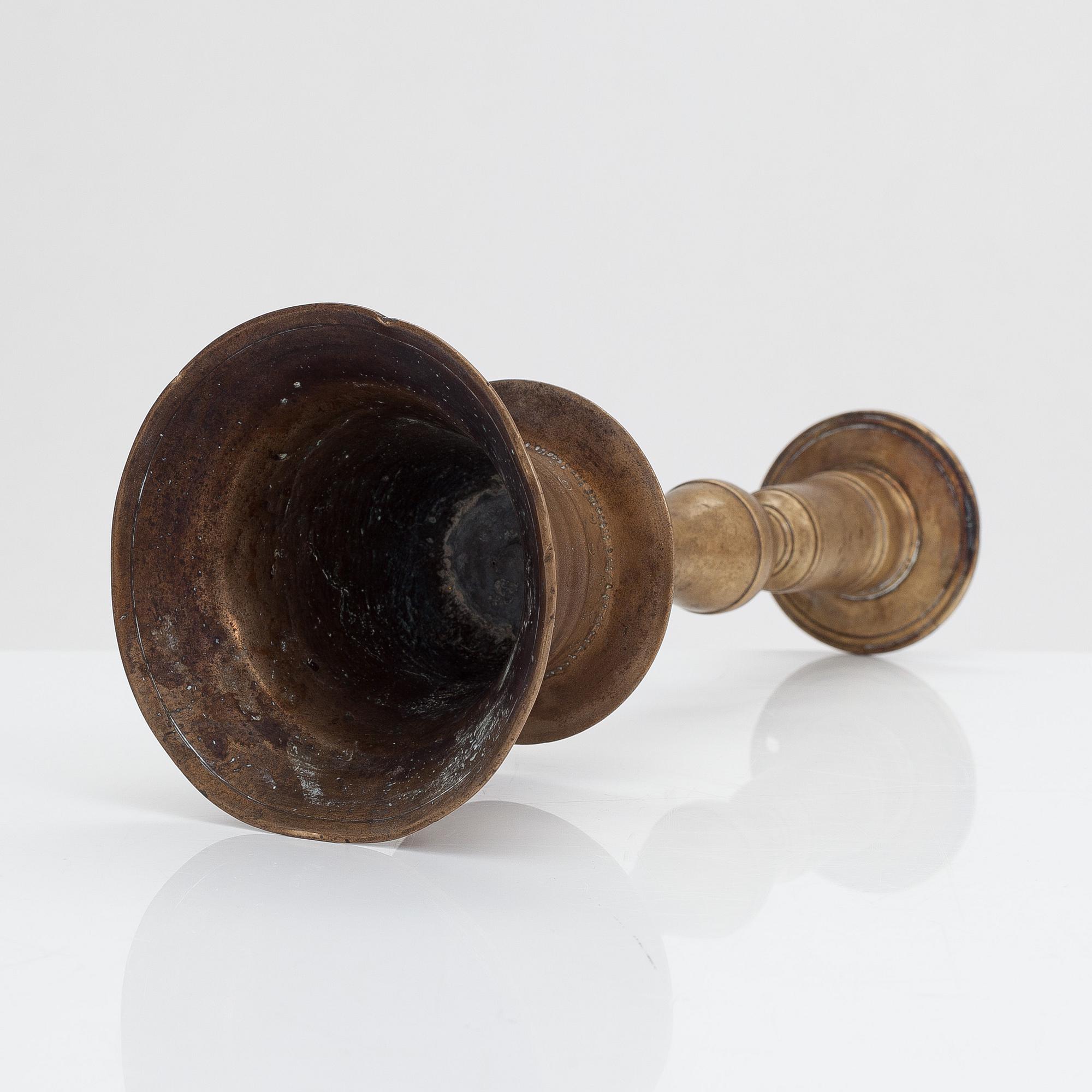 A Central European candlestick probably 16th and 19th centuries.