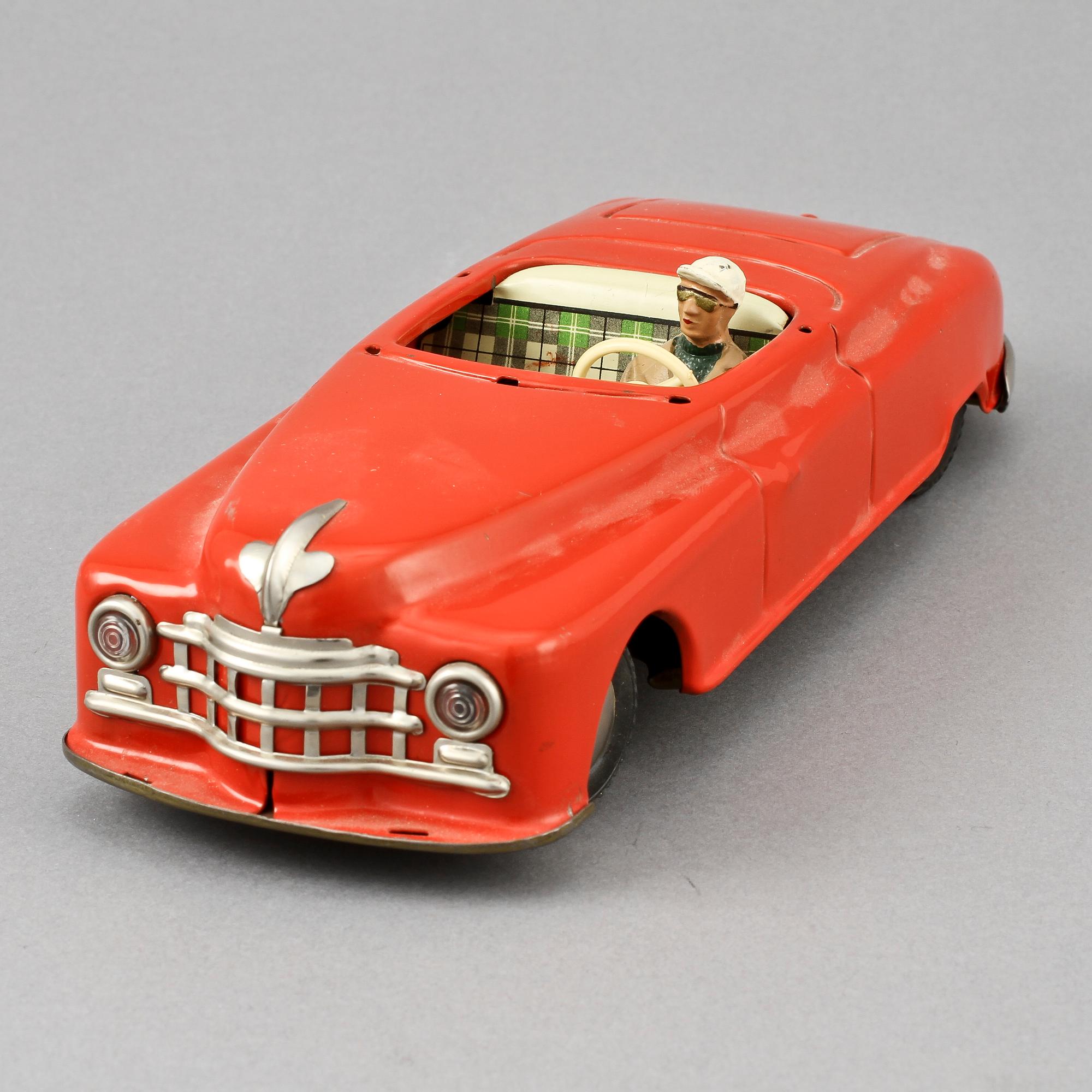 PARTI LEKSAKER, 8 st, bl a Dinky Toys och Schuco, omkring 1900-talets mitt.