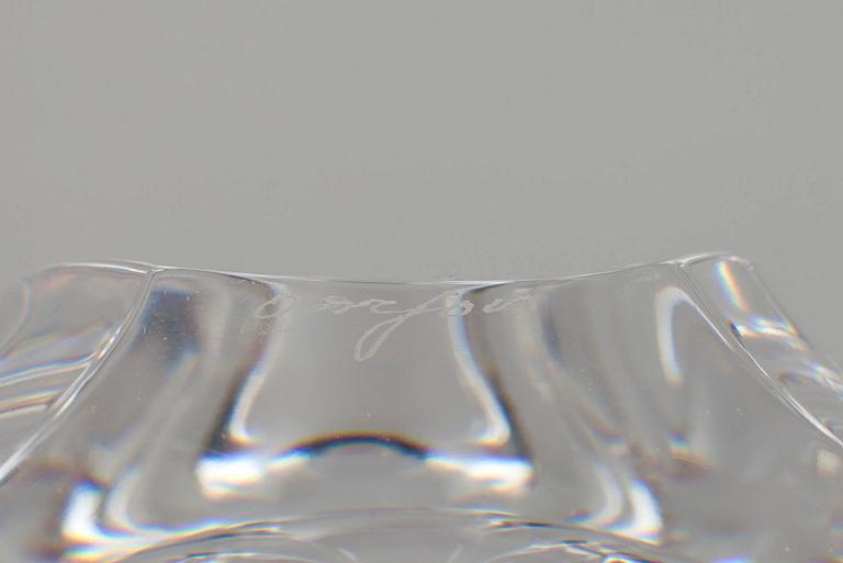 VAS, Orrefors, klart glas. 1900-talets senare hälft.