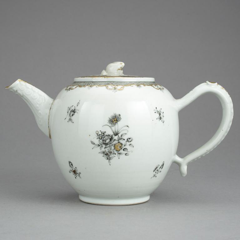 TEKANNA, kompaniporslin, Kina, 1700-tal.