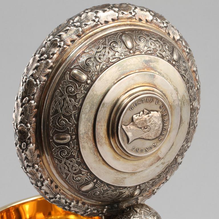 STOP, silver, GAB, Stockholm, 1935, vikt 820 gram.