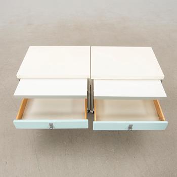 Antonio Gioia, bedside tables, a pair, "Avanti", DUX, second half of the 20th century.