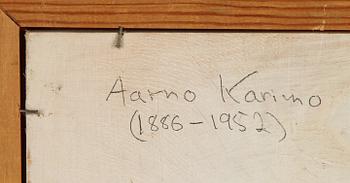 Aarno Karimo, oil on panel, signed.