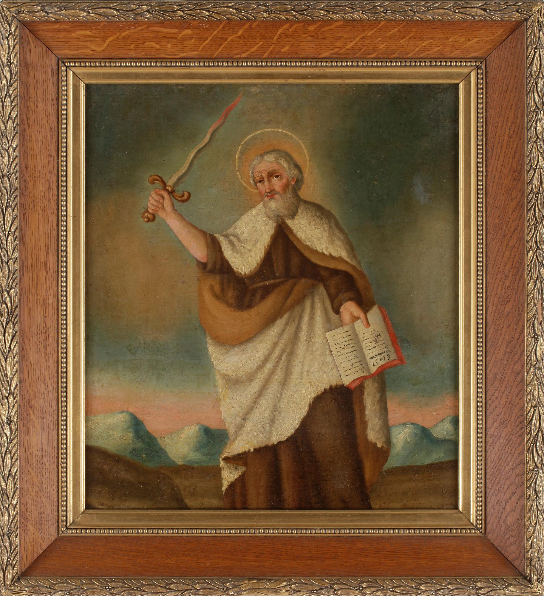 OKÄND KONSTNÄR, olja på duk, 1700-tal.