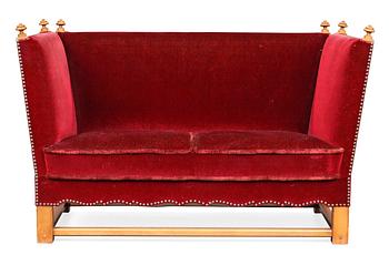 377. A sofa attributed to Elias Barup, "The Spanish Set" for Gärsnäs, Sweden 1920-30's.