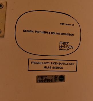 KONFERENSBORD, "Superelips", Bruno Mathsson och Piet Hein för Fritz Hansen, 1992.