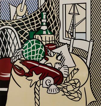 ROY LICHTENSTEIN, "STILL LIFE WITH LOBSTER".