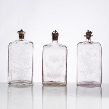 A flask box, first half of the 19th Century.