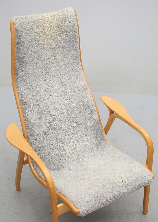 FÅTÖLJ, "Lamino", Yngve Ekström för Swedese, sent 1900-tal.