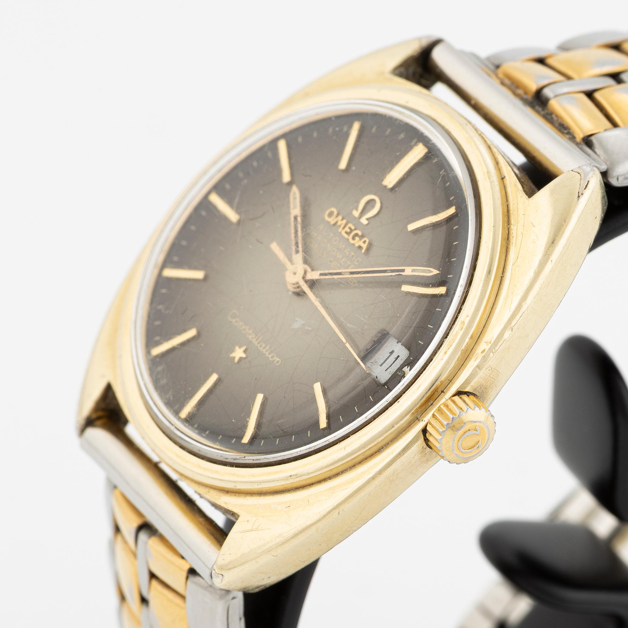 Omega, Constellation, "C", "Dégradé", "Spider Dial", wristwatch, 35 mm.
