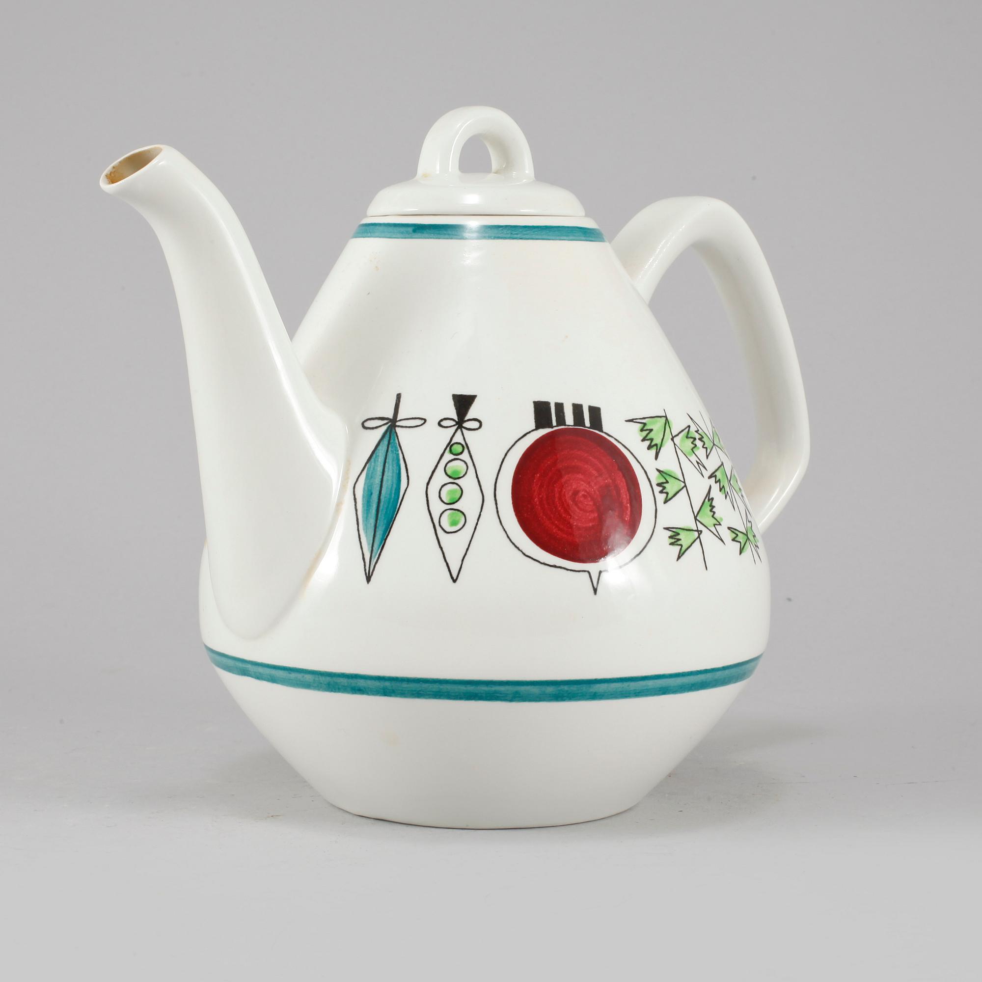 KANNA, porslin, "Picknick", Marianne Westman, Rörstrand, tillverkad 1956-71.