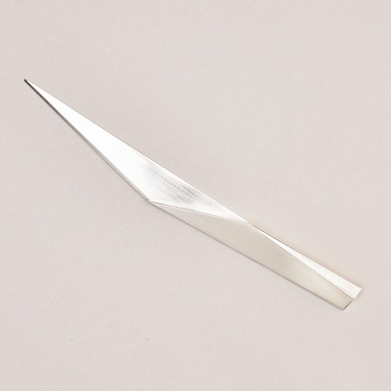 Rolf Lindståhl, a sterling silver letter opener, Stockholm, 2000.