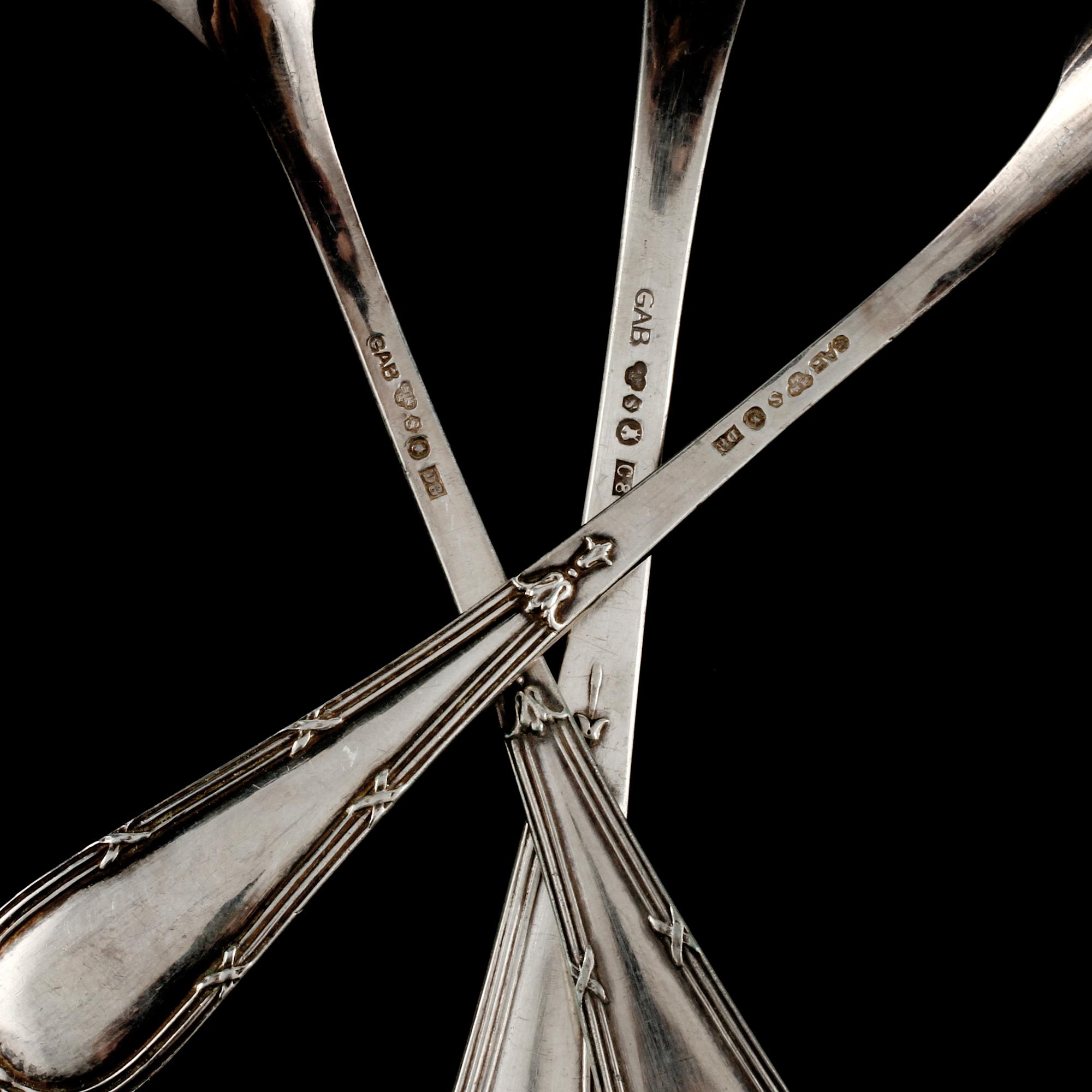 SKEDAR, 3 st, silver, GAB, Stockholm, 1929/30.