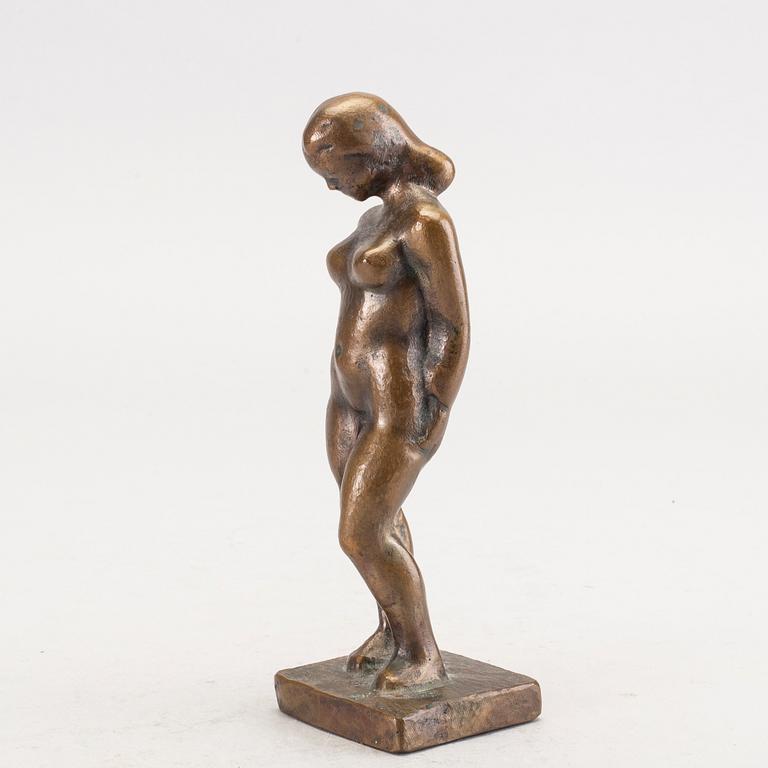 Helge Högbom, bronze, sculpture.