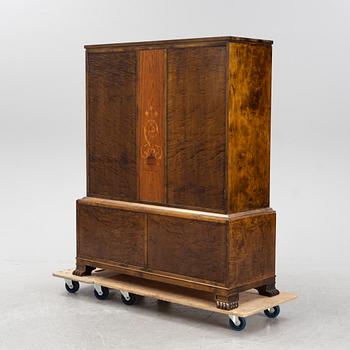 A birch cabinet, 1930's.